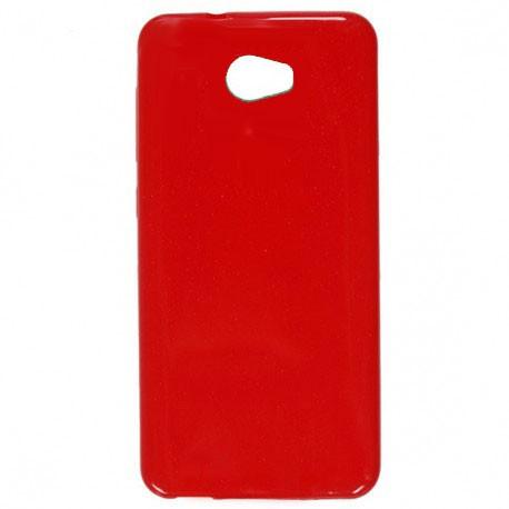 Silikonski etui "Slim" za Huawei Y6 II Compact, 0,5mm, Rdeča barva