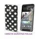 Silikon etui za HTC One +Folija Gratis , Črna barva DOT