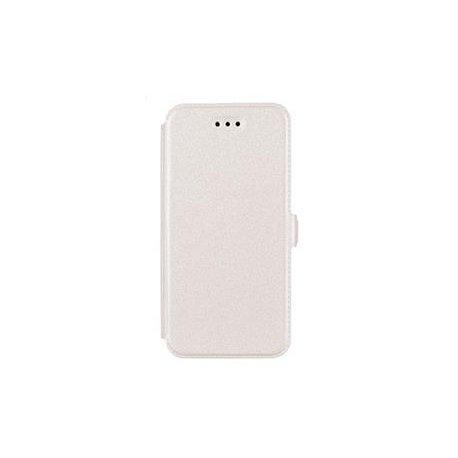 Preklopna Torbica Fancy "Slim" za Lenovo Moto Z Play, Bela barva