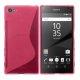 Silikonski etui S za Sony Xperia Z5 Compact, Pink barva
