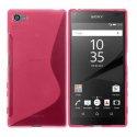 Silikonski etui S za Sony Xperia Z5 Compact, Pink barva