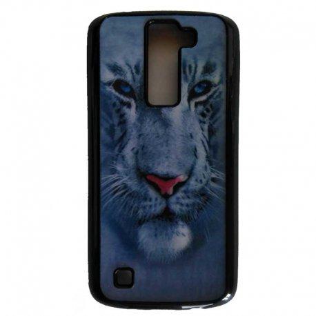 Silikonski ovitek, etui 3D za LG K8, motiv tiger