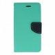 Preklopna torbica, etui "Fancy" za Huawei P10 Lite, Mint barva