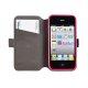 Preklopna torbica, etui "Slim", Pink barva-LG K8