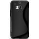 Silikon etui za HTC One M8 (2014) Črna barva