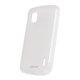 Silikonski etui Jekod za LG Nexus 4 E960 +Folija zaslona, transparentno bela