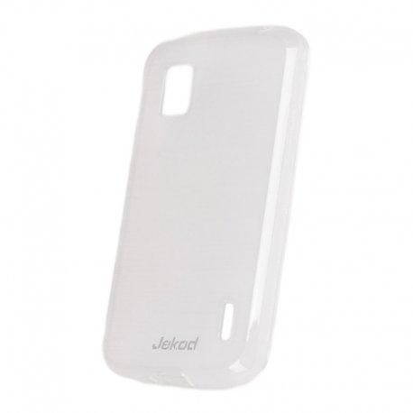 Silikonski etui Jekod za LG Nexus 4 E960 +Folija zaslona, transparentno bela