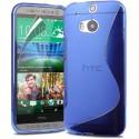 Silikon etui za HTC One M8 +Folija ekrana , Modra barva