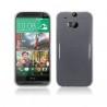 Silikon etui za HTC One M8 +Folija ekrana Prozorno bela barva