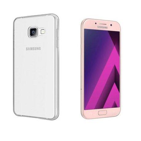 Silikonski etui, prozoren+ zaščitno steklo za Samsung Galaxy A5 2017