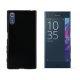 Silikonski etui, črna barva+ zaščitno steklo za Sony Xperia XZ