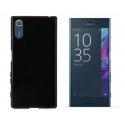 Silikonski etui, črna barva+ zaščitno steklo za Sony Xperia XZ