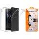Silikonski etui, prozoren+ zaščitno steklo za Sony Xperia XA1